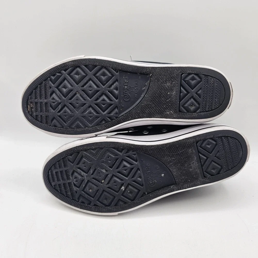 Converse‎ Chuck Taylor All Star Shoes Youth 6Y Black Lime Sneakers 656867F